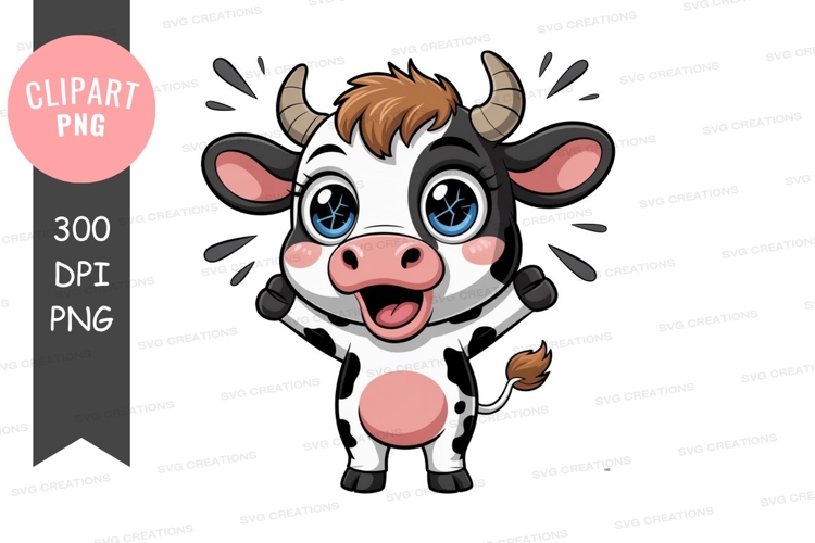 Cartoon Cow Image 6