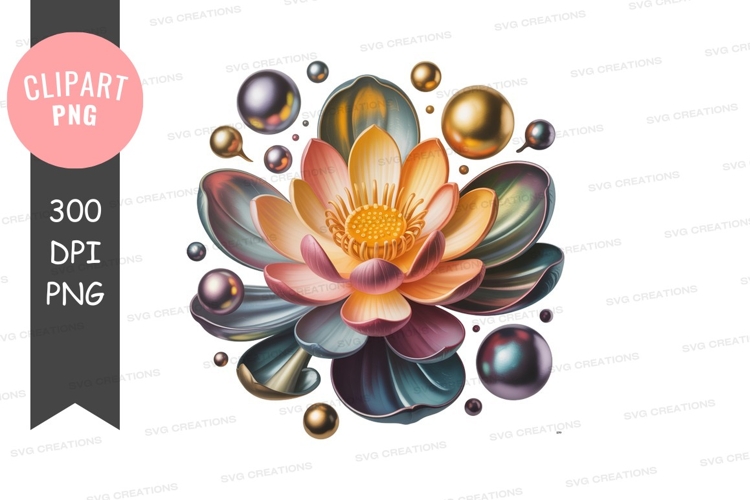 Transparent Background Flower Clipart Image 6