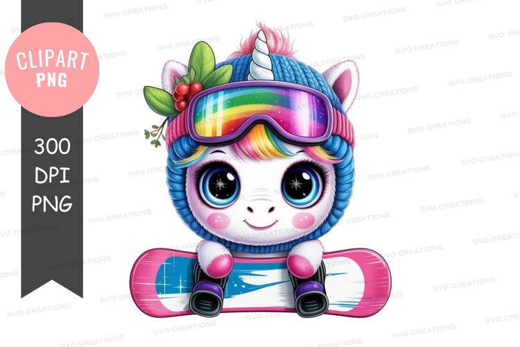Adventurous unicorn clipart png