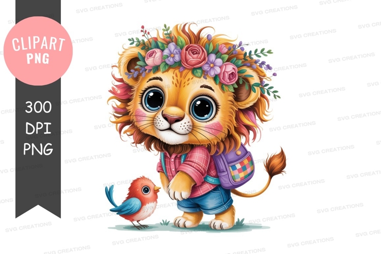 Lion With Crown Svg
