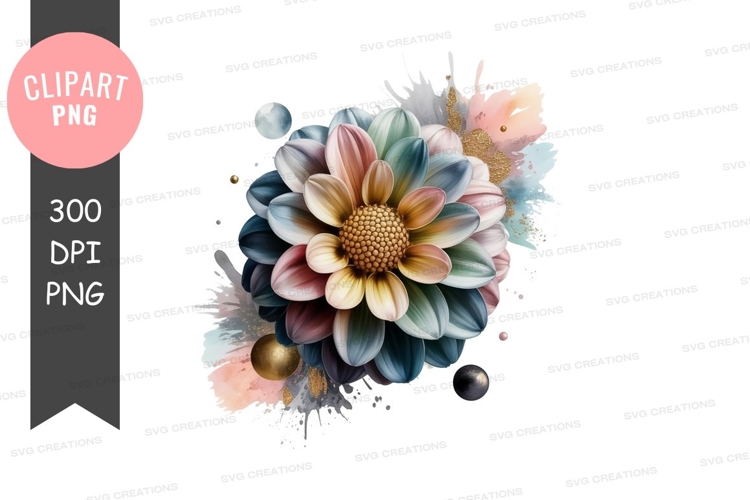 Transparent Background Flower Clipart Image 5