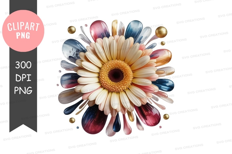 Daisy Flower Clipart Image 19