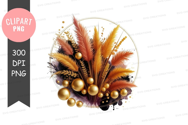 Autumnal luxury feather bouquet