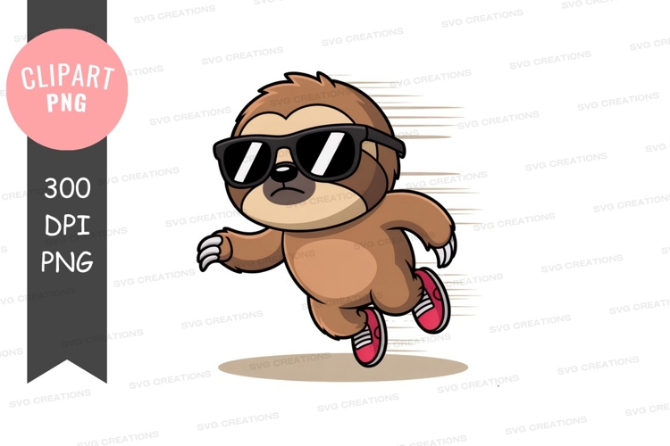 Sloth Clipart Image 12