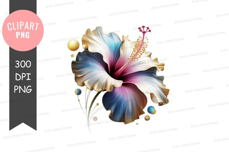 Hibiscus Flower Clipart Image 17