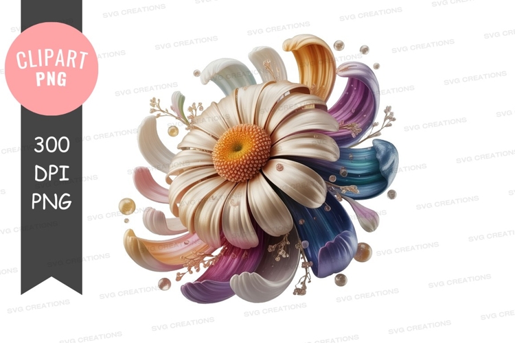 Abstract floral design