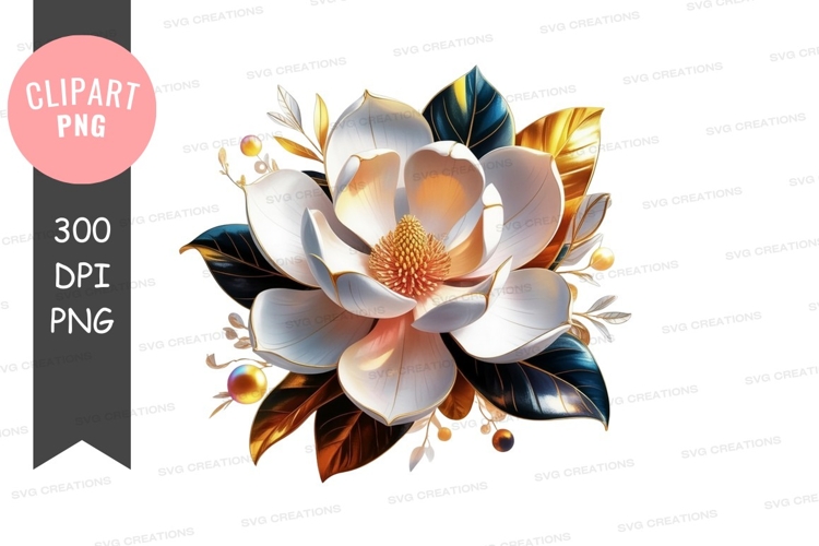 Magnolia Clipart Image 24