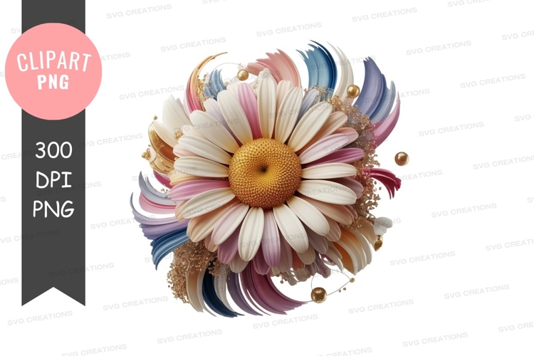 Daisy Flower Clipart Image 17