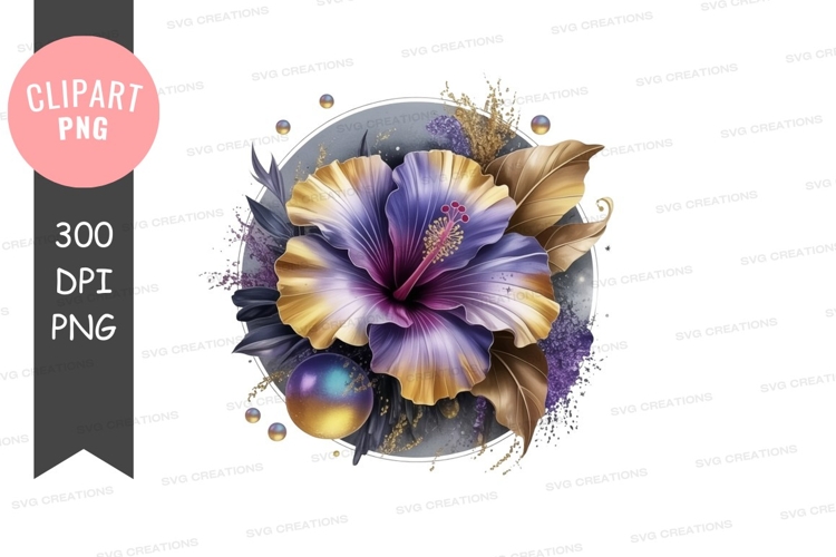 Transparent Background Flower Clipart Image 3