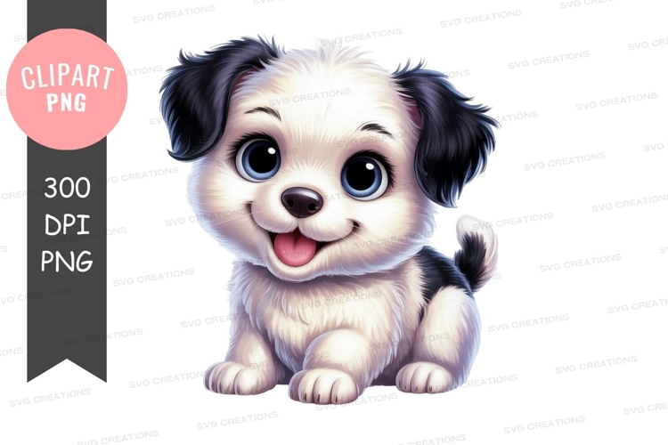 Cute puppy clipart png
