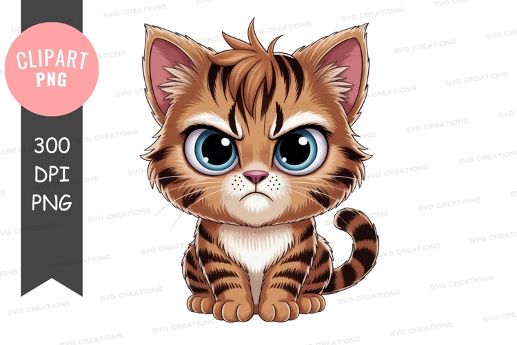 Cute kitten clipart png