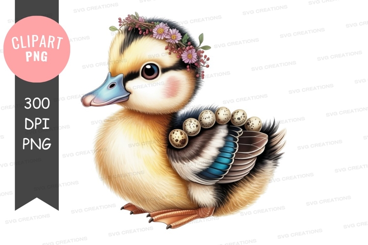 Cute Duck Clipart Image 2