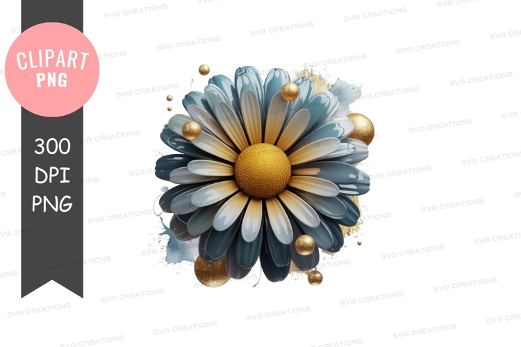 Daisy Flower Clipart Image 16