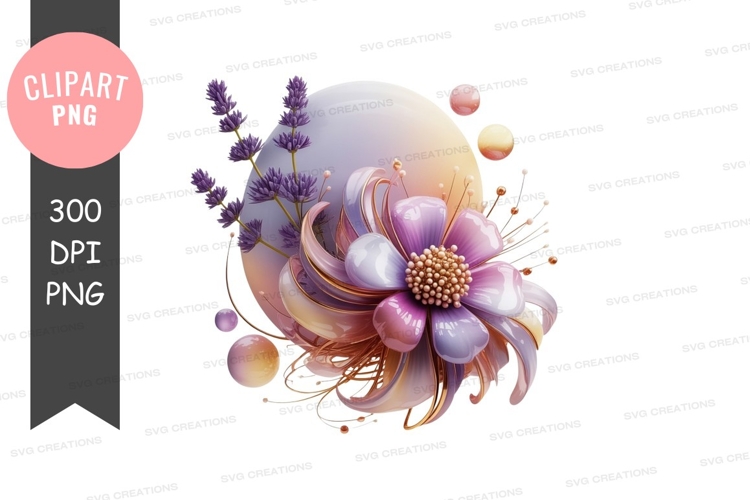 Floral fantasy clipart png