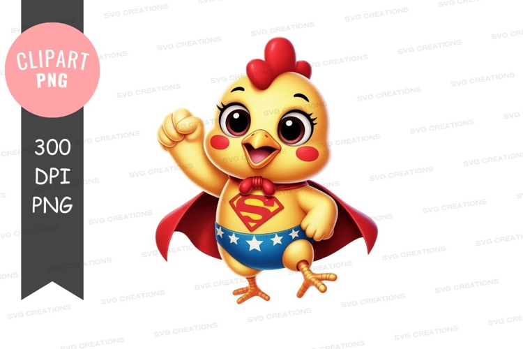 Super chick clipart png