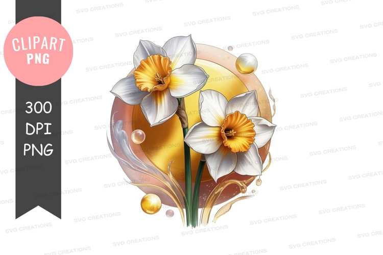 Daffodils Clipart Image 14