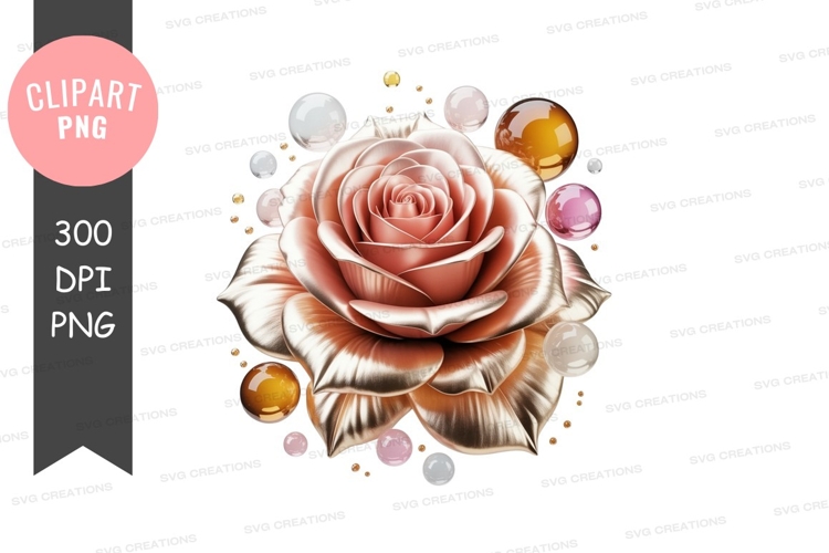 Purple Rose Png Image 13