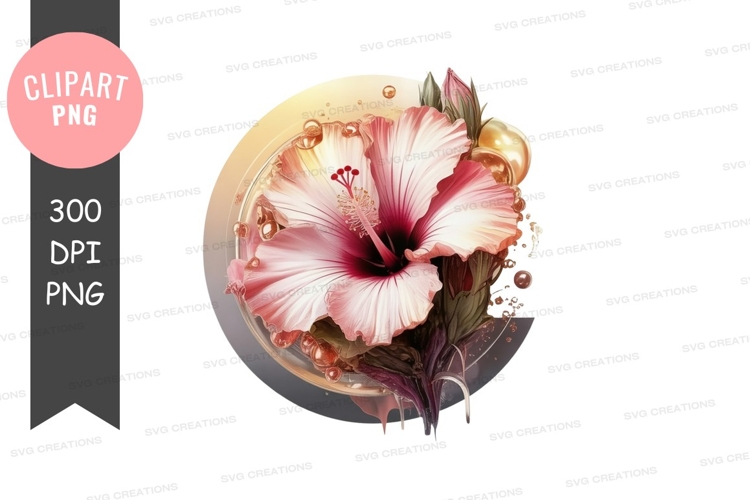 Hibiscus Flower Clipart Image 20