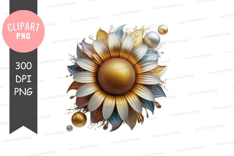 Sunflower Clipart Png Image 6