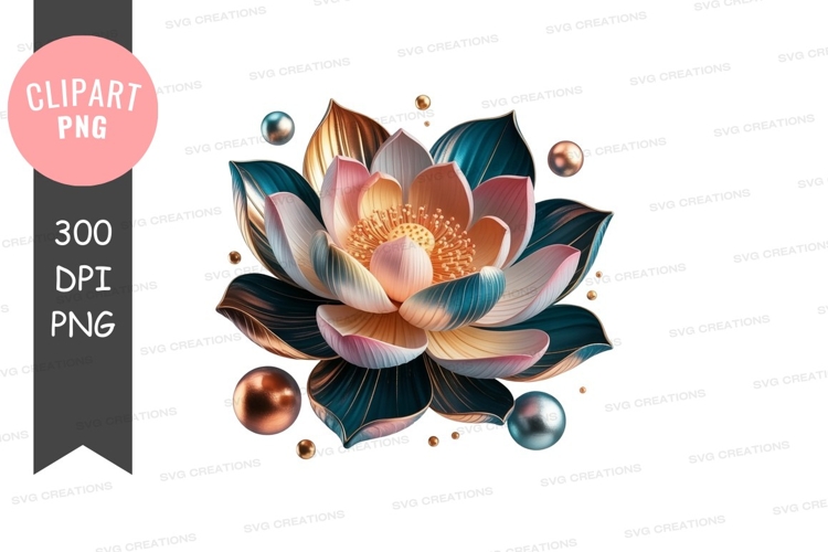 Lotus Flower Illustration Image 4
