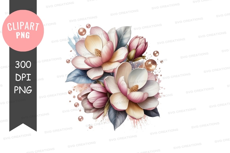 Magnolia Illustration Image 12