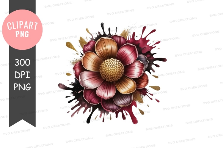 Splatter Paint Clipart Image 16