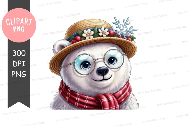 Polar Bear Cartoon Image 8