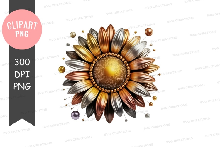 Sunflower Clipart Png Image 17