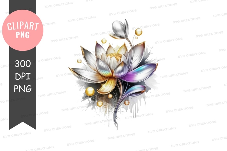 Lotus Flower Illustration Image 19