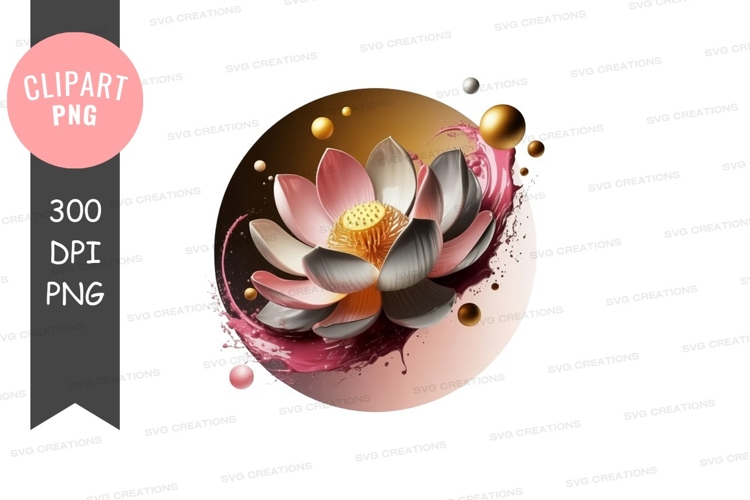 Lotus Flower Illustration Image 17