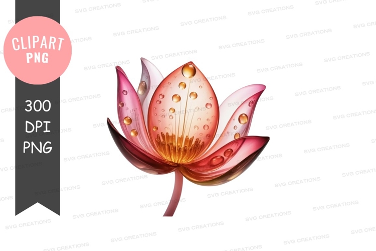 Lotus Flower Clipart Image 22