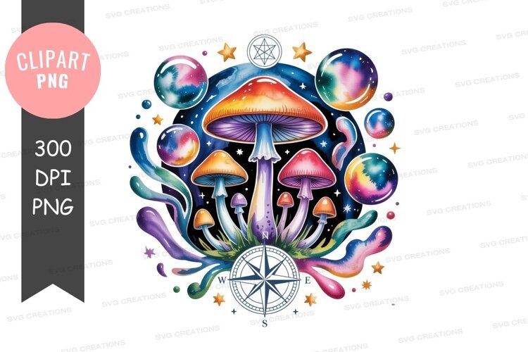 Cosmic mushroom journey example image 1