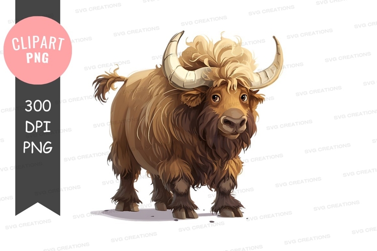 Yak Clipart Image 8
