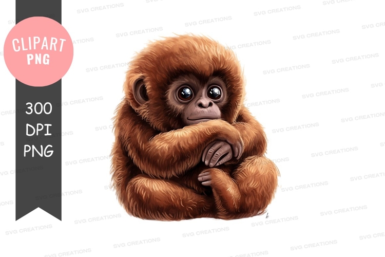Orangutan Clipart Image 9