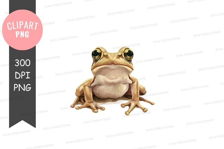 Cute Frog Clipart Image 4