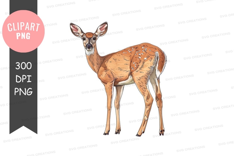 Young deer clipart png