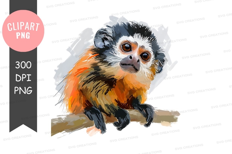 Cute Monkey Clipart Image 16