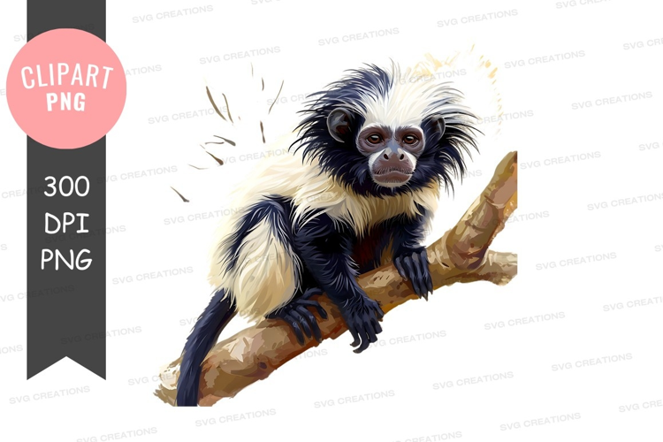 White-faced monkey on a branch