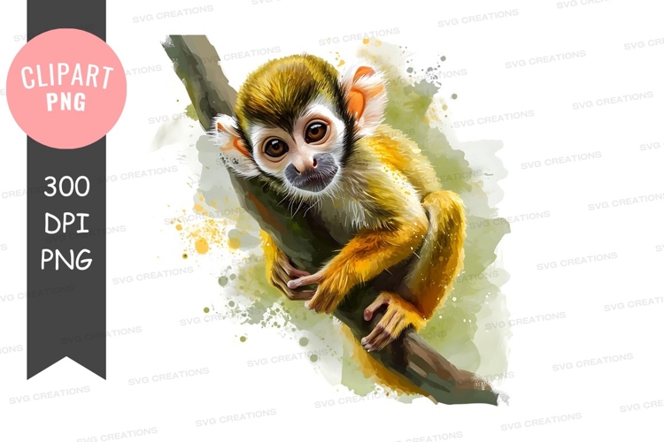 Cute Monkey Clipart Image 15