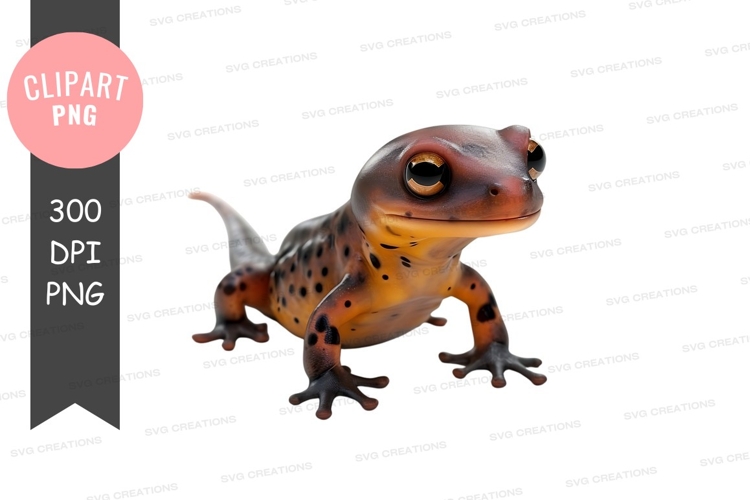 Brown and black spotted gecko