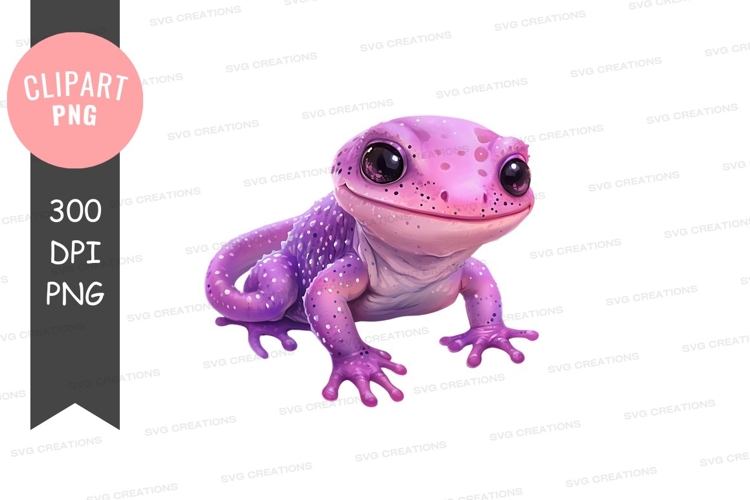 Black And White Frog Clipart Image 10