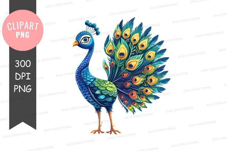 Peacock Clipart Image 10