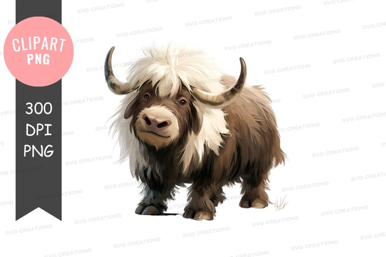 Yak Clipart Image 6