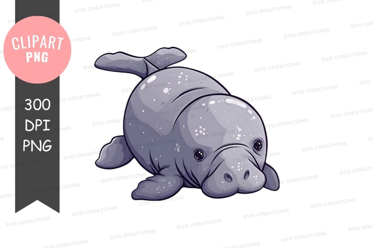 Manatee Clipart Image 20