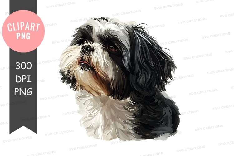 Shih Tzu Clipart Image 21