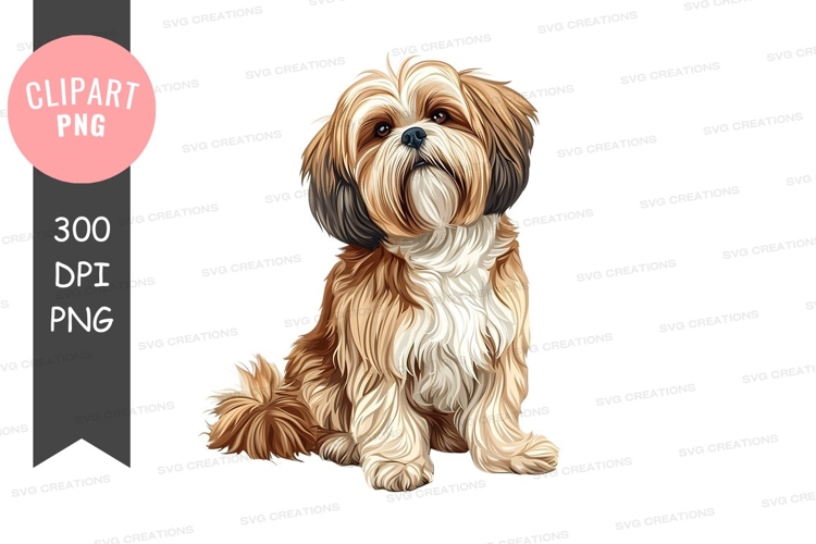Shih Tzu Clipart Image 20