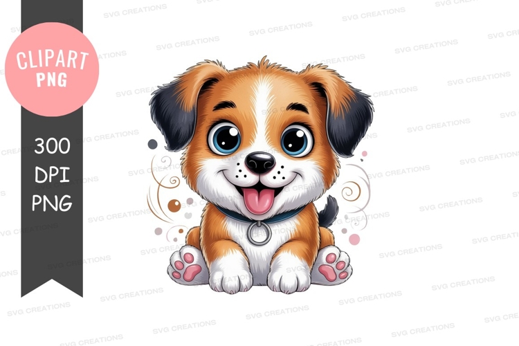 Happy puppy clipart png