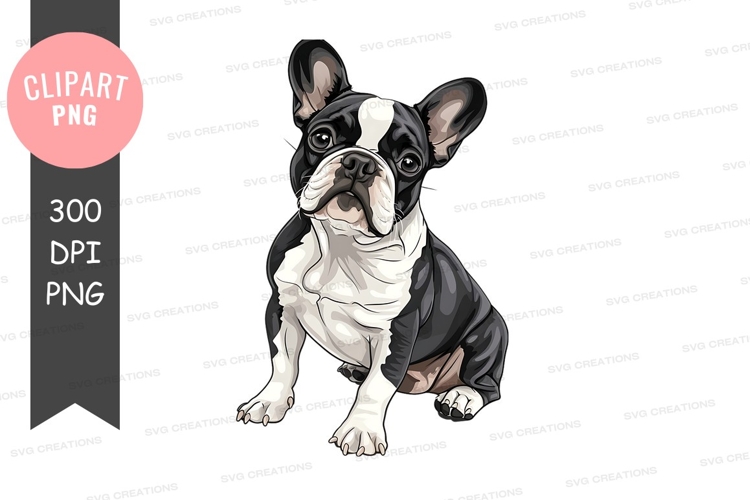 Dog Black And White Clipart Image 11
