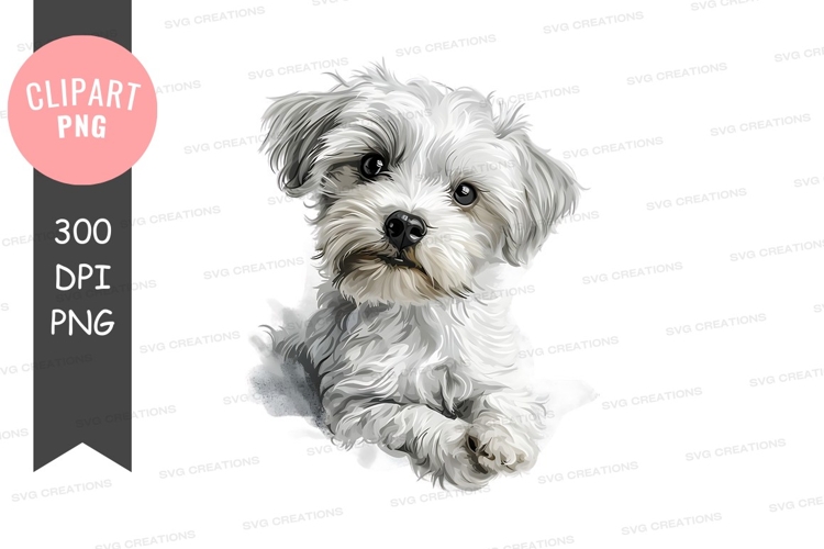 Cute Puppy Clipart Image 16