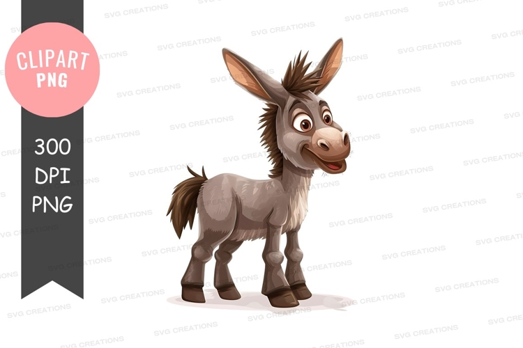 Cartoon donkey clipart png
